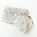 美品 2023SS ミナペルホネン mina perhonen abs7048 cuddle purse tambourine タンバリン カドルパース /アイボリー 【2400013962575】【中古】