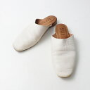 【サマーセール】スイ SUI レザー シューズ S/オフホワイト ローヒール つっかけ【2400013990790】【中古】