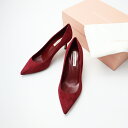 【期間限定価格】【サマーセール】未使用 ファビオルスコーニ FABIO RUSCONI MILLY スエードポインテッドトゥパンプス 34.5/ボルドー レッド 21.5cm【2400014022025】【中古】