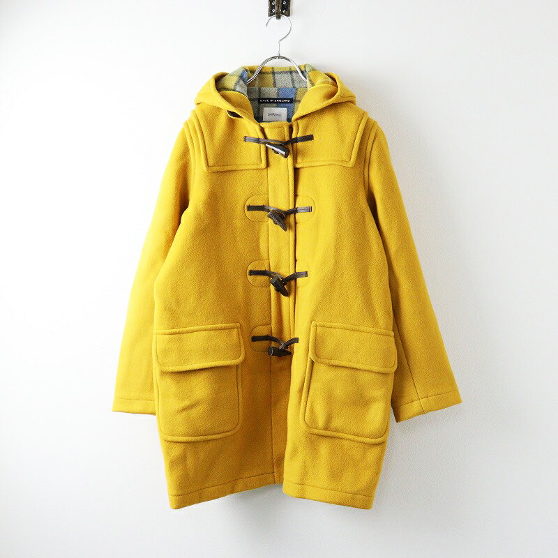 シップス エニィ SHIPS any 別注 LONDON TRADITION リラックスダッフルコート 34/イエロー 羽織り 【2400014087963】【中古】