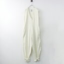サロン アダム エ ロペ SALON adam et rope Creamy Cotton オールインワン /オフホワイト トップス 【2400014095067】【中古】