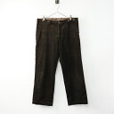 トゥジュー TOUJOURS コットンコーデュロイパンツ 2/■ダークブラウン サスペンダーボタン ワイド【2400014106336】【中古】
