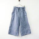 未使用 アーメン ARMEN 4.7oz CHAMBRAY CHECK EASY PANT シャンブレー チェック イージーパンツ 2/ブルー【24000141...