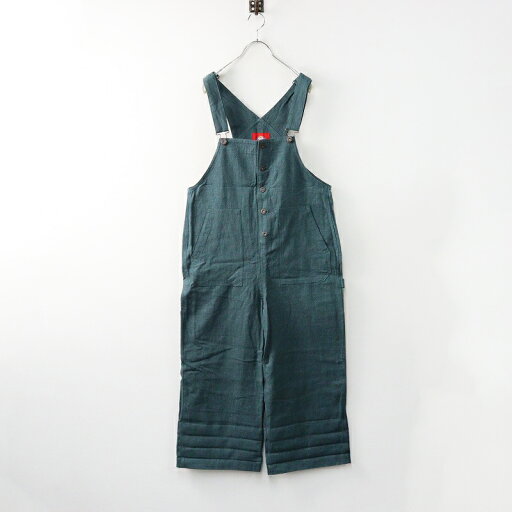 ディッキーズ Dickies 麻綿オーバーオール M/グリーン系 トップス ボトムス サロペット リネン コットン【2400014173703】【中古】 ディッキーズ Dickies 麻綿オーバーオール M/グリーン系 トップス ボトムス サロペット リネン コットン【2400014173703】【中古】