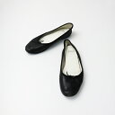 【期間限定価格】リノ LENO BALLET SHOES レザーバレエシューズ 38/ブラック 22〜22.5cm バレリーナ フラット パンプス リボン【2400014212525】【中古】(4)