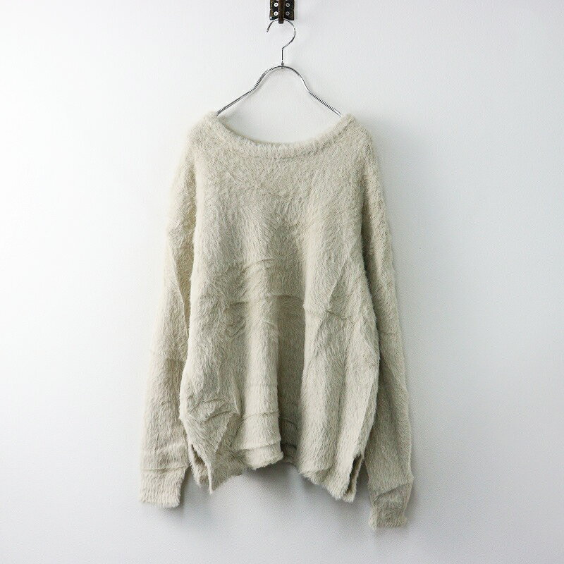 極美品 大きいサイズ アズノウアズ オオラカ AS KNOW AS olaca フェザーのやさしさプルオーバー 3/ベー..