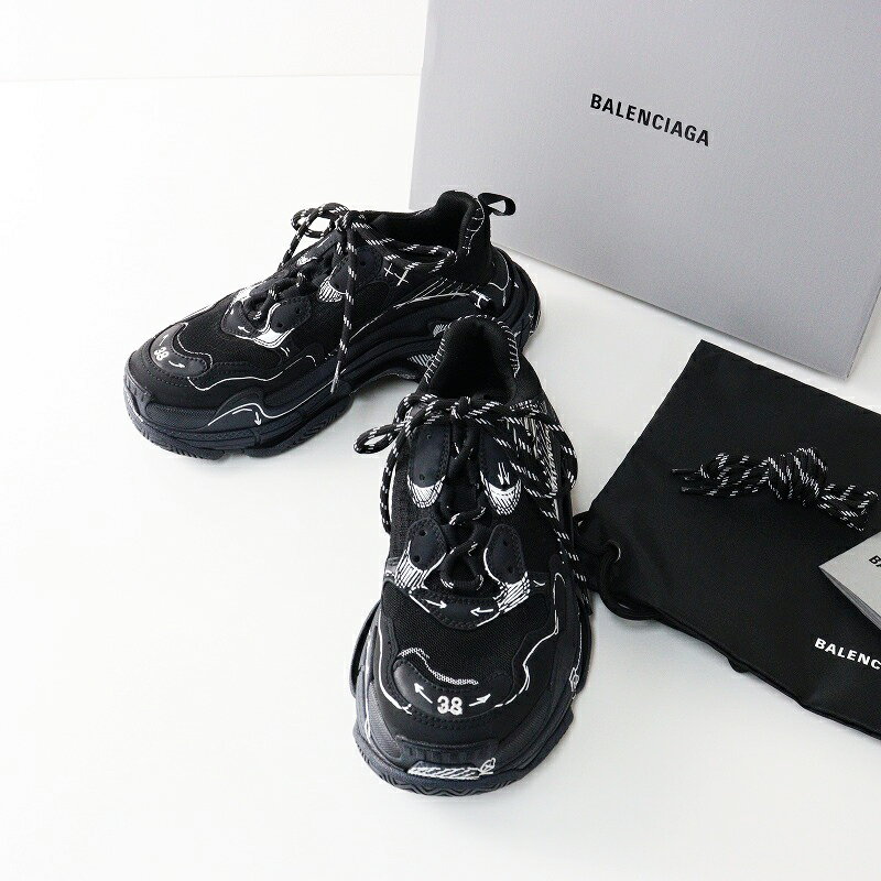楽天市場】balenciaga triple s(カラーブラック)(メンズ靴 楽天市場】balenciaga triple s(カラーブラック)(メンズ靴