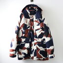 極美品 展示品 定価154000円 ケンゾー KENZO BRUSHED CAMO WINTER PARKA カモフラ中綿フードコート M//迷彩柄【24000...