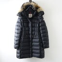 人気モデル JPタグ モンクレール MONCLER HERMIFUR エルミファー ファーフード ダウンコート 0//ブラック 黒 アウター【2400014303780】【中古】