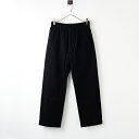 2022AW マーガレットハウエル MARGARET HOWELL BRUSHED COTTON TWILL パンツ 1/ブラック ゴム コットン【2400014310818】【中古】(4)