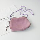 イタリア製 ジャンニキアリーニ GIANNI CHIARINI スエード ショルダーバッグ /パープル系 ハンドバッグ シャイニー【2400014310375】【中古】(4)