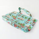 美品 キャスキッドソン Cath Kidston ロンドンブループリント PVC トートバッグ /ブルー 総柄 TOTE BAG【2400014322613】【...