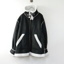 大きいサイズ アズノゥアズ オオラカ AS KNOW AS olaca アノネネ ムートン包まれてB3JK ジャケット 19 ブラック【2400014334425】【中古】