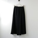 【期間限定価格】2024AW エンフォルド ENFOLD RANDOM-SLIT SKIRT ランダムスリットスカート 36/ブラック ボトムス フレア ロング...