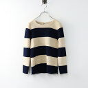 ジュエルチェンジズ Jewel Changes ユナイテッドアローズ UNITED ARROWS ウールブレンド ボーダーニットソー /ベージュ【2400014345056】【中古】
