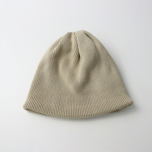 クレプスキュール Crepuscule ニットキャップ/ベージュ ビーニー 帽子 リブニット帽 メンズ【2400014348361】【中古】 クレプスキュール Crepuscule ニットキャップ/ベージュ ビーニー 帽子 リブニット帽 メンズ【2400014348361】【中古】