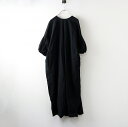 【期間限定価格】エンフォルド ENFOLD Washed COバルーンスリーブDRESS ウォッシュコットンバルーンスリーブドレス 36 ブラック【240001...
