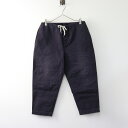 チマラ chimala ヴィンテージ加工 コットンワークテーパードパンツ M/パープル【2400014361643】【中古】