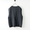 美品 2020AW ジャーナルスタンダードラックス journal standard luxe アゼキョウシュクボトルベスト/グレー 畦編み【240001438...