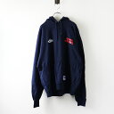 アングリッド Ungrid ラッセル Russell Berkley別注 マルチロゴパーカーF/ネイビー プルオーバー スウェット 長袖【24000143831...