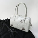 美品 定価7.9万 ヒロコハヤシ HIROKO HAYASHI LA SCALA スカラ ボストンバッグ /ホワイト 牛革 型押し トート 【240001438...