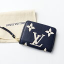 【期間限定価格】極美品 保管品 ルイヴィトン LOUIS VUITTON M83606 クレーム モノグラム アンプラント ジッピー コインパース ネイビー【2400014392180】【中古】