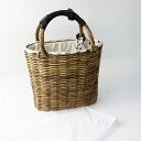 エバゴス ebagos 紅籐 リネン 大容量 ブライダルトートバッグ/かごバッグ ハンドバッグ 手提げバッグ 鞄 カバン 【2400014389562】【中古】