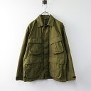 【期間限定価格】未使用 2025SS 定価6.8万 45R 45pm フォーティファイブアール 薄バックサテンの908フォティーグジャケット 1/カーキ【2400014403954】【中古】