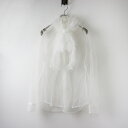 【期間限定価格】人気アイテム ノワールケイニノミヤ コムデギャルソン noir kei ninomiya チュールフリルリボン バックボタントップス S【240...