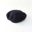 【期間限定価格】ムーンバットタグ ヘレンカミンスキー HELEN KAMINSKI Joceylin リーフモチーフ付 ウールベレー帽 ダークパープル【2400014411041】【中古】