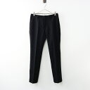 マーガレットハウエル MARGARET HOWELL シンチバック ウールパンツ 2/ブラック センタープレス スラックス【2400014480184】【中古】