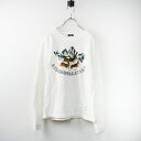 2024 マーブルシュッド marble SUD エビス ミナミ ウサギプリントTシャツ/ホワイト トップス カットソー プルオーバー 【2400014505474】【中古】
