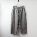 2023AW ロエフ LOEFF WOOL GABA BONTANG TROUSERS ウール ギャバジン ボンタン トラウザーズパンツ 2/グレー系【2400014510324】【中古】|詳細画像