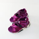 マーク ジェイコブス MARC JACOBS SOMEWHERE SPORT SANDAL 35/パープル スポーツサンダル ストラップ 22cm【2400030084984】【中古】