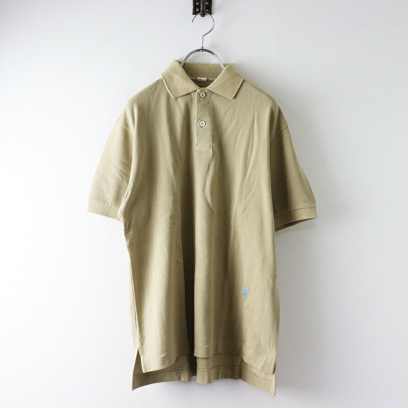 未使用 フォーティーファイブアール 45R スーピマカノコの33色908ローファーポロ 2｜ベージュ トップス..