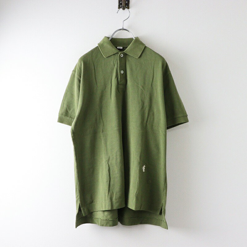 未使用 フォーティーファイブアール 45R スーピマカノコの33色908ローファーポロ 2｜グリーン トップス..