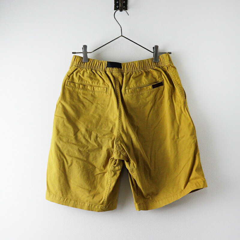 グラミチ Gramicci ST-SHORTS STショーツ M＼マスタード ショートパンツ ハーフパンツ ウェビングベルト メンズ【2400014580204】【中古】