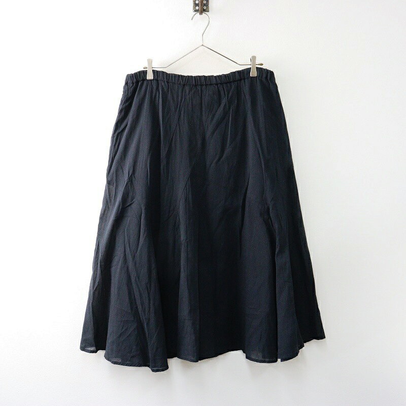 【期間限定価格】スタジオクリップ studio CLIP 高山都さんコラボ アンティーク風切替スカート PF ブラック┃黒 ワイドシルエット【2400014627138】【中古】