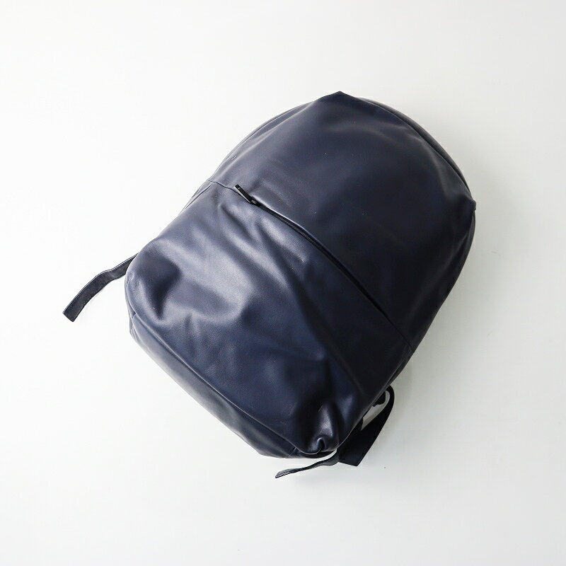 【期間限定価格】定価34000円 カンペール CAMPER SVEA スベア レザー リュックサック ネイビー┃バッグ バックパック 本革【2400014592542】【中古】