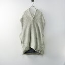 ソウソウ SOU SOU 京都 フードボアベスト\アイボリー モヘヤ ウール アウター ジャケット【2400014607130】【中古】