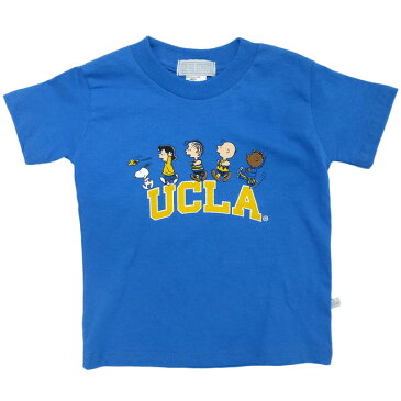 キッズ UCLA限定 スヌーピー Snoopy and Friends コラボ Tシャツ 青【あす楽対応_関東_甲信越_北陸_東海_近畿_中国_四国】【ゆうパケット対応】