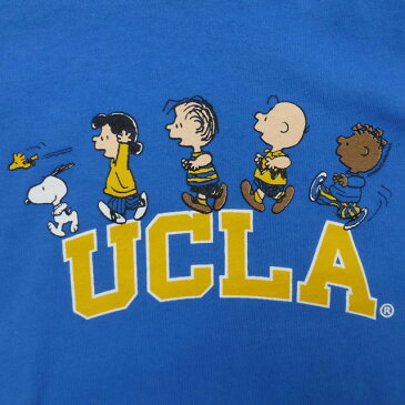 キッズ UCLA限定 スヌーピー Snoopy and Friends コラボ Tシャツ 青【あす楽対応_関東_甲信越_北陸_東海_近畿_中国_四国】【ゆうパケット対応】