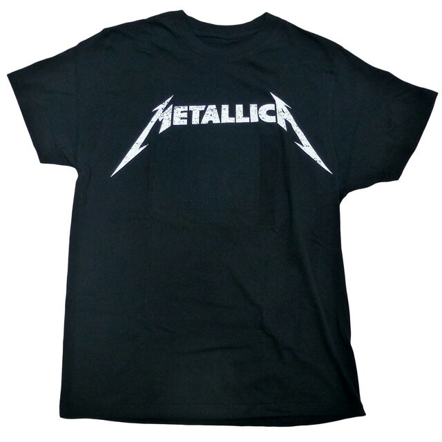 楽天Trick or Treat海外正規オフィシャル Metallica Style Logo Tee メタリカ シンメトリック ロゴ Tシャツ 半袖 黒【あす楽対応_関東_甲信越_北陸_東海_近畿_中国_四国】【ゆうパケット対応】