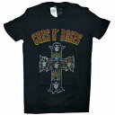 海外正規オフィシャル Guns N' Roses Appetite For Destruction Tee ガンズ・アンド・ローゼズ Tシャツ アルバムジャケット 半袖 黒