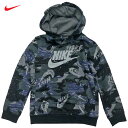 Boy 039 s Nike Sportswear Club Fleece Printed Pullover Hoodie 子供用 キッズ プルオーバー パーカー フリース 裏起毛 ロゴ グレー/ナイキ【あす楽対応_関東_甲信越_北陸_東海_近畿_中国_四国】