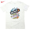 Boy 039 s Nike Sportswear Repeat Just Do It Tee ナイキ 子供用 キッズ Tシャツ 半袖 ロゴ イラスト 白/ナイキ ボーイズ 【あす楽対応_関東_甲信越_北陸_東海_近畿_中国_四国】【ゆうパケット対応】