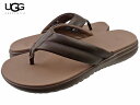 UGG Union Flip Flop アグ フリップ フロップ メンズ トングサンダル レザー ヌバック EVA 茶 Chocolate