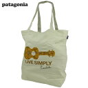 パタゴニア　マザーズバッグ ホノルル限定 Patagonia Live Simply Ukulele Canvas Bag Honolulu ウクレレ キャンバスバッグ トート/パタゴニア ハワイ【あす楽対応_関東_甲信越_北陸_東海_近畿_中国_四国】