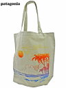 パタゴニア　マザーズバッグ ハレイワ限定 Patagonia Sunset Isle Market Tote Haleiwa サンセット キャンバスバッグ トート/パタゴニア ハワイ