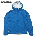 Patagonia Torrentshell Jacket トレントシェル ジャケット アウター フーディー メンズ トレッキング 防水 撥水 青 Underwater Blue/パタゴニア【あす楽対応_関東_甲信越_北陸_東海_近畿_中国_四国】